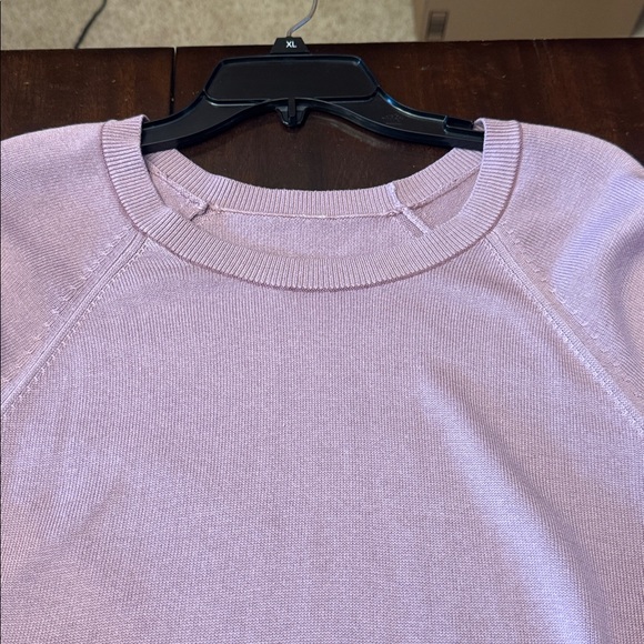 Lululemon lavender sweater with design on sides.  Sole owner Excellent condition - Picture 4 of 9
